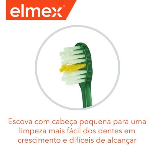 Escova de dentes elmex® Júnior