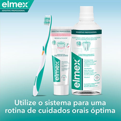 utilize o sistema para uma rotina de cuidados orais óptima