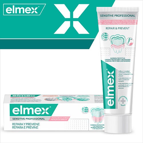 elmex sensitive pasta de dentes profissional repair & prevent