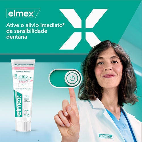 Ative o alívio imediato da sensibilidade dentária