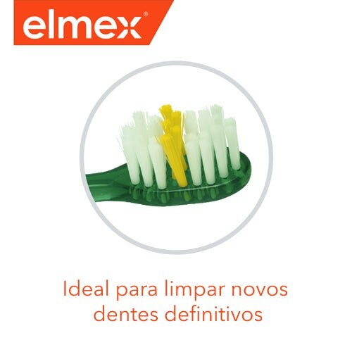 Escova de dentes elmex® Júnior