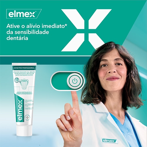 Ative o alívio imediato da sensibilidade dentária